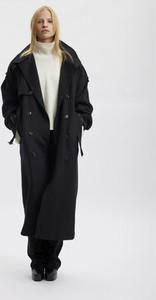 Płaszcz Gestuz w stylu casual z wełny bez kaptura