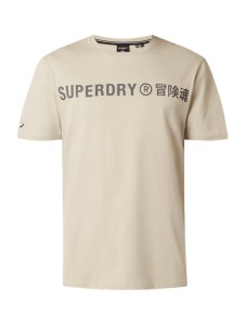 T-shirt Superdry z krótkim rękawem z bawełny