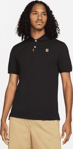 Czarny t-shirt Nike z dzianiny w sportowym stylu z krótkim rękawem