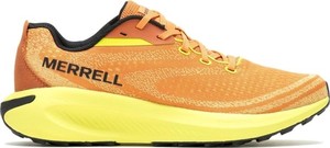Pomarańczowe buty sportowe Merrell w sportowym stylu sznurowane