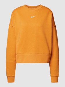 Pomarańczowa bluza Nike z bawełny