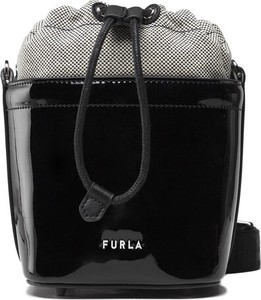 Czarna torebka Furla średnia w młodzieżowym stylu matowa
