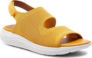 Żółte sandały Geox w stylu casual