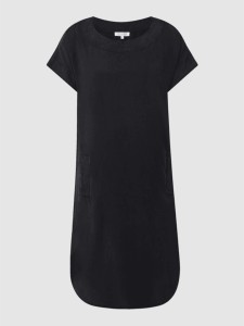 Czarna sukienka Christian Berg Women w stylu casual z krótkim rękawem prosta