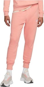 Różowe spodnie sportowe Nike z dresówki