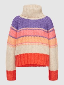 Sweter Pieces w stylu casual z dzianiny