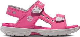 Różowe buty dziecięce letnie Timberland dla dziewczynek na rzepy