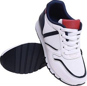 Buty sportowe Pantofelek24 sznurowane z płaską podeszwą