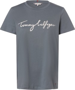 Bluzka Tommy Hilfiger w młodzieżowym stylu z okrągłym dekoltem z krótkim rękawem