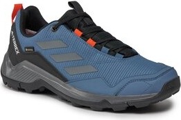 Granatowe buty trekkingowe Adidas sznurowane