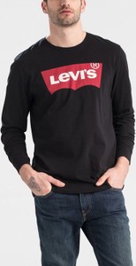 Czarna koszulka z długim rękawem Levis