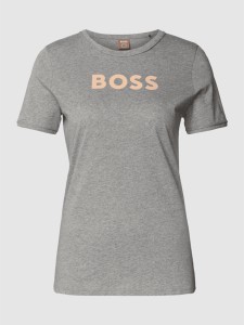 T-shirt Hugo Boss z krótkim rękawem z bawełny z okrągłym dekoltem