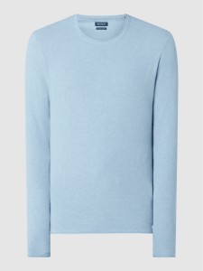 Niebieski sweter McNeal z bawełny