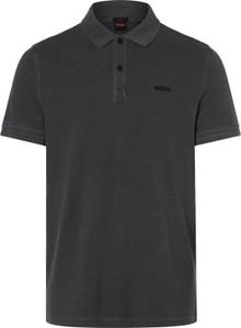 Czarna koszulka polo Hugo Boss z bawełny