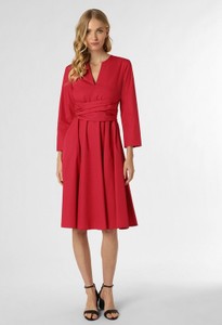 Czerwona sukienka Max & Co. z bawełny