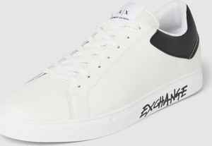 Armani Exchange Sneakersy z napisem z logo