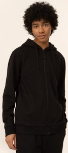 Czarna bluza Outhorn w młodzieżowym stylu z dzianiny