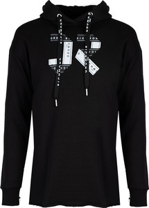 Czarna bluza ubierzsie.com w młodzieżowym stylu z bawełny