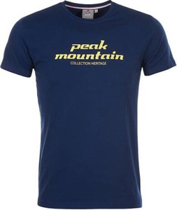 T-shirt Peak Mountain w młodzieżowym stylu z krótkim rękawem
