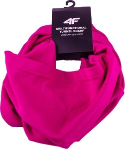 Różowy szalik 4F