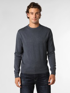 Granatowy sweter Andrew James z bawełny