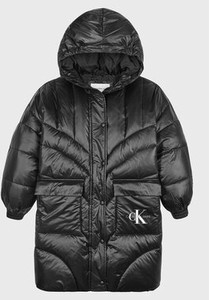 Czarna kurtka dziecięca Calvin Klein dla chłopców