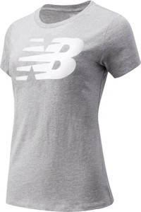 T-shirt New Balance w sportowym stylu z krótkim rękawem z bawełny