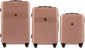 Różowa walizka Wings