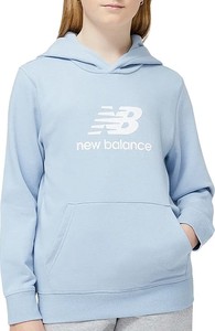 Niebieska bluza dziecięca New Balance z bawełny