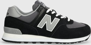 Czarne buty sportowe New Balance 574 sznurowane