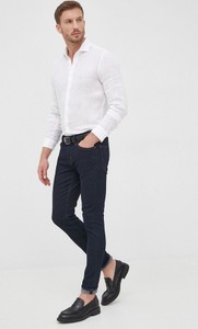 Granatowe jeansy Michael Kors w stylu casual
