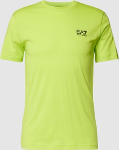 Zielony t-shirt Emporio Armani z krótkim rękawem