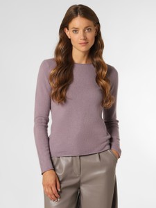 Fioletowy sweter Marie Lund w stylu casual z kaszmiru