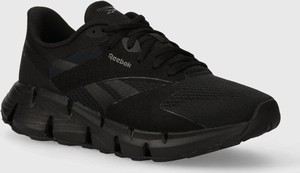 Czarne buty sportowe Reebok w sportowym stylu sznurowane