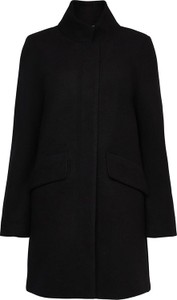 Czarny płaszcz Esprit z wełny