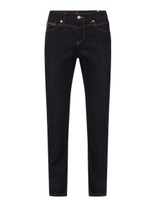 Czarne jeansy MAC w stylu casual z bawełny