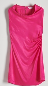 Różowa sukienka Reserved mini bez rękawów w stylu casual