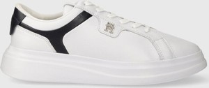Buty sportowe Tommy Hilfiger na platformie sznurowane w sportowym stylu