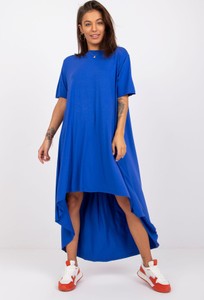 Niebieska sukienka 5.10.15 asymetryczna