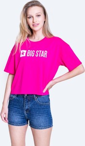 Bluzka Big Star z krótkim rękawem z okrągłym dekoltem