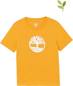 Żółta koszulka dziecięca Timberland dla chłopców