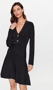 Czarna sukienka Armani Exchange w stylu casual mini