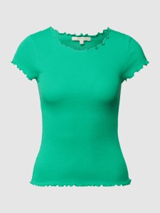 Zielona bluzka Review z krótkim rękawem z okrągłym dekoltem