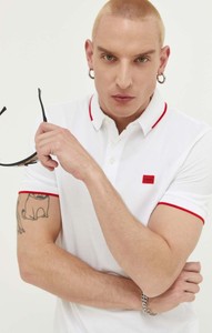 Koszulka polo Hugo Boss z krótkim rękawem z bawełny