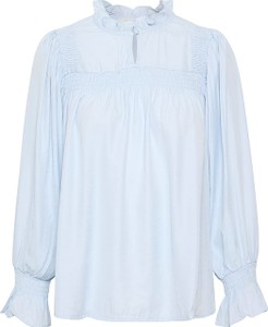 Niebieska bluzka Cream z dekoltem w kształcie litery v