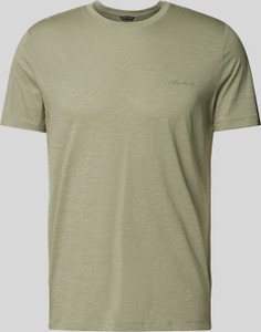Zielony t-shirt Antony Morato w stylu casual z nadrukiem z bawełny