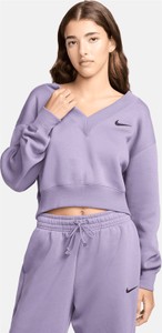 Fioletowa bluzka Nike w sportowym stylu