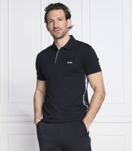T-shirt Hugo Boss z bawełny w stylu casual z krótkim rękawem