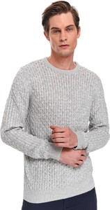 Sweter Top Secret z okrągłym dekoltem w stylu casual