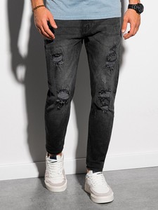 Spodnie Ombre w młodzieżowym stylu z jeansu